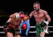 15 March 2019; John Joe Nevin, right, and Andres Figueroa during their lightweight contest at the Liacouras Center in Philadelphia, USA. Photo by Stephen McCarthy / Sportsfile