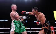 15 March 2019; John Joe Nevin, left, and Andres Figueroa during their lightweight contest at the Liacouras Center in Philadelphia, USA. Photo by Stephen McCarthy / Sportsfile