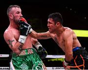 15 March 2019; John Joe Nevin, left, and Andres Figueroa during their lightweight contest at the Liacouras Center in Philadelphia, USA. Photo by Stephen McCarthy / Sportsfile