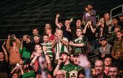 15 March 2019; Irish supporters during the WBA, IBF & WBO Female Lightweight World Championships unification bout between Katie Taylor and Rose Volante at the Liacouras Center in Philadelphia, USA.Photo by Stephen McCarthy/Sportsfile