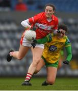 16 March 2019; Áine O'Sullivan of Cork in action against Emer Gallagher of Donegal during the Lidl Ladies NFL Division 1 Round 5 match between Cork and Donegal at Páirc Uí Rinn in Cork. Photo by Eóin Noonan/Sportsfile