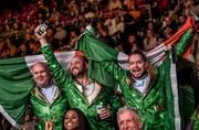 15 March 2019; Irish supporters during the WBA, IBF & WBO Female Lightweight World Championships unification bout between Katie Taylor and Rose Volante at the Liacouras Center in Philadelphia, USA.Photo by Stephen McCarthy/Sportsfile
