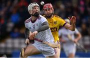 16 March 2019; Darren Morrissey of Galway in action against Paudie Foley of Wexford during the Allianz Hurling League Division 1 Quarter-Final match between Galway and Wexford at Pearse Stadium in Salthill, Galway. Photo by Sam Barnes/Sportsfile