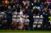 16 March 2019; Padraig Mannion of Galway receieves treatment after being substituted during the Allianz Hurling League Division 1 Quarter-Final match between Galway and Wexford at Pearse Stadium in Salthill, Galway. Photo by Sam Barnes/Sportsfile