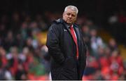 16 March 2019; Wales head coach Warren Gatland ahead of the Guinness Six Nations Rugby Championship match between Wales and Ireland at the Principality Stadium in Cardiff, Wales. Photo by Ramsey Cardy/Sportsfile