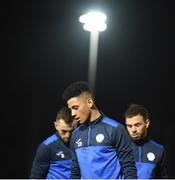 15 March 2019; Mikey Place of Finn Harps warms-up prior to the SSE Airtricity League Premier Division match between UCD and Finn Harps at the Belfield Bowl in Dublin. Photo by Ben McShane/Sportsfile