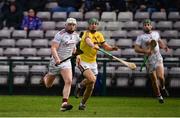 16 March 2019; Joe Canning of Galway in action against Matthew O'Hanlon of Wexford during the Allianz Hurling League Division 1 Quarter-Final match between Galway and Wexford at Pearse Stadium in Salthill, Galway. Photo by Sam Barnes/Sportsfile