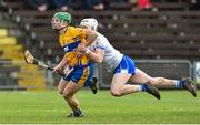 16 March 2019; Gary Cooney of Clare in action against Shane McNulty of Waterford during the Allianz Hurling League Division 1 Quarter-Final match between Waterford and Clare at Walsh Park in Waterford. Photo by Matt Browne/Sportsfile