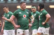 16 March 2019; Tadhg Furlong of Ireland reacts during the Guinness Six Nations Rugby Championship match between Wales and Ireland at the Principality Stadium in Cardiff, Wales. Photo by Ramsey Cardy/Sportsfile