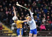16 March 2019; Patrick O'Connor of Clare in action against Peter Hogan of Waterford during the Allianz Hurling League Division 1 Quarter-Final match between Waterford and Clare at Walsh Park in Waterford. Photo by Matt Browne/Sportsfile