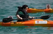 16 March 2019; Team Ireland's Deirdre O'Callaghan, a member of the Free Spirit Special Olympics Kayaking Club, from Dublin 11, Co. Dublin, who competed in the Kayaking events on Day Two of the 2019 Special Olympics World Games in the Abu Dhabi Yacht and Sailing Club in Abu Dhabi, United Arab Emirates. Photo by Ray McManus/Sportsfile