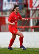 16 March 2019; Alex Kavanagh of Shelbourne celebrates scoring her side's second goal during the Só Hotels Women's National League match between Shelbourne and Limerick at Tolka Park in Dublin.  Photo by Piaras Ó Mídheach/Sportsfile