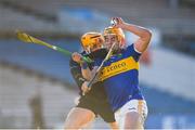 16 March 2019; Ronan Maher of Tipperary in action against Éamonn Dillon of Dublin during the Allianz Hurling League Division 1 Quarter-Final match between Tipperary and Dublin at Semple Stadium in Thurles, Tipperary. Photo by Daire Brennan/Sportsfile