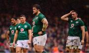 16 March 2019; Andrew Porter of Ireland dejected in the final moments of the Guinness Six Nations Rugby Championship match between Wales and Ireland at the Principality Stadium in Cardiff, Wales. Photo by Ramsey Cardy/Sportsfile