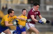 16 March 2019; Liam Boyle of Galway in action against David Murray of Roscommon during the Allianz Football League Division 1 Round 6 match between Galway and Roscommon at Pearse Stadium in Salthill, Galway. Photo by Sam Barnes/Sportsfile