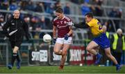16 March 2019; Gary O'Donnell of Galway in action against Aonghus Lyons of Roscommon during the Allianz Football League Division 1 Round 6 match between Galway and Roscommon at Pearse Stadium in Salthill, Galway. Photo by Sam Barnes/Sportsfile