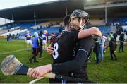 16 March 2019; Rian McBride, left, and Ronan Hayes of Dublin celebrate after the Allianz Hurling League Division 1 Quarter-Final match between Tipperary and Dublin at Semple Stadium in Thurles, Tipperary. Photo by Daire Brennan/Sportsfile