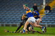 16 March 2019; Éamonn Dillon of Dublin in action against Noel McGrath, left, and James Barry of Tipperary during the Allianz Hurling League Division 1 Quarter-Final match between Tipperary and Dublin at Semple Stadium in Thurles, Tipperary. Photo by Daire Brennan/Sportsfile