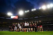 16 March 2019; The Tyrone team prior to the Allianz Football League Division 1 Round 6 match between Dublin and Tyrone at Croke Park in Dublin. Photo by David Fitzgerald/Sportsfile