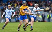 16 March 2019; David McInerney of Clare in action against Shane Bennett of Waterford during the Allianz Hurling League Division 1 Quarter-Final match between Waterford and Clare at Walsh Park in Waterford. Photo by Matt Browne/Sportsfile