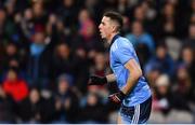 16 March 2019; Cormac Costello of Dublin after scoring his side's first goal during the Allianz Football League Division 1 Round 6 match between Dublin and Tyrone at Croke Park in Dublin. Photo by Piaras Ó Mídheach/Sportsfile
