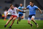 16 March 2019; Niall Sludden of Tyrone in action against Cian O'Connor of Dublin during the Allianz Football League Division 1 Round 6 match between Dublin and Tyrone at Croke Park in Dublin. Photo by David Fitzgerald/Sportsfile