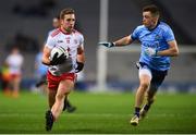 16 March 2019; Niall Sludden of Tyrone in action against Cian O'Connor of Dublin during the Allianz Football League Division 1 Round 6 match between Dublin and Tyrone at Croke Park in Dublin. Photo by David Fitzgerald/Sportsfile