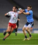 16 March 2019; Niall Sludden of Tyrone is tackled by Cian O'Connor of Dublin during the Allianz Football League Division 1 Round 6 match between Dublin and Tyrone at Croke Park in Dublin. Photo by David Fitzgerald/Sportsfile