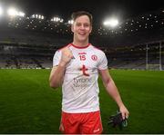 16 March 2019; Kieran McGeary of Tyrone celebrates following the Allianz Football League Division 1 Round 6 match between Dublin and Tyrone at Croke Park in Dublin. Photo by David Fitzgerald/Sportsfile