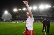16 March 2019; Ronan McNamee of Tyrone celebrates following the Allianz Football League Division 1 Round 6 match between Dublin and Tyrone at Croke Park in Dublin. Photo by David Fitzgerald/Sportsfile