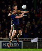 16 March 2019; Adrian Spilliane of Kerry in action against Matthew Ruane of Mayo during the Allianz Football League Division 1 Round 6 match between Kerry and Mayo at Austin Stack Park in Tralee, Co. Kerry. Photo by Diarmuid Greene/Sportsfile