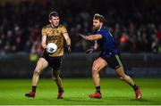 16 March 2019; Kevin McCarthy of Kerry in action against Aidan O’Shea of Mayo during the Allianz Football League Division 1 Round 6 match between Kerry and Mayo at Austin Stack Park in Tralee, Co. Kerry. Photo by Diarmuid Greene/Sportsfile