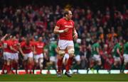 16 March 2019; Alun Wyn Jones of Wales during the Guinness Six Nations Rugby Championship match between Wales and Ireland at the Principality Stadium in Cardiff, Wales. Photo by Ramsey Cardy/Sportsfile