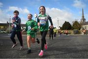 17 March 2019; Runners, from left, Leah McAvoy, Amanda Conroy and Chloe Byrne during the Kia Race Series 1 – Streets of Portlaoise 5k in Portlaoise, Co Laois. Photo by David Fitzgerald/Sportsfile