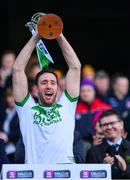 17 March 2019; Michael Fennelly of Ballyhale Shamrocks lifts The Tommy Moore Cup following the AIB GAA Hurling All-Ireland Senior Club Championship Final match between Ballyhale Shamrocks and St Thomas at Croke Park in Dublin. Photo by Piaras Ó Mídheach/Sportsfile