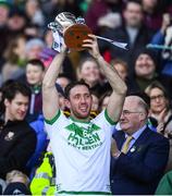 17 March 2019; Michael Fennelly of Ballyhale Shamrocks lifts The Tommy Moore Cup following the AIB GAA Hurling All-Ireland Senior Club Championship Final match between Ballyhale Shamrocks and St Thomas at Croke Park in Dublin. Photo by Harry Murphy/Sportsfile