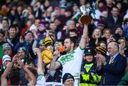 17 March 2019; Michael Fennelly of Ballyhale Shamrocks lifts The Tommy Moore Cup following the AIB GAA Hurling All-Ireland Senior Club Championship Final match between Ballyhale Shamrocks and St Thomas at Croke Park in Dublin. Photo by Harry Murphy/Sportsfile