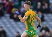 17 March 2019; Jason Leonard of Corofin celebrates scoring his side's first goal during the AIB GAA Football All-Ireland Senior Club Championship Final match between Corofin and Dr Crokes' at Croke Park in Dublin. Photo by Piaras Ó Mídheach/Sportsfile