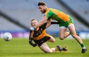 17 March 2019; Micheál Lundy of Corofin clears the ball away from Colm Cooper of Dr. Crokes' during the AIB GAA Football All-Ireland Senior Club Championship Final match between Corofin and Dr Crokes' at Croke Park in Dublin. Photo by Piaras Ó Mídheach/Sportsfile