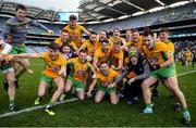 17 March 2019; Corofin players celebrate following the AIB GAA Football All-Ireland Senior Club Championship Final match between Corofin and Dr Crokes at Croke Park in Dublin. Photo by Harry Murphy/Sportsfile
