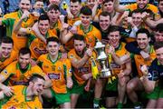 17 March 2019; Corofin players celebrate with The Andy Merrigan Cup after the AIB GAA Football All-Ireland Senior Club Championship Final match between Corofin and Dr Crokes' at Croke Park in Dublin. Photo by Piaras Ó Mídheach/Sportsfile