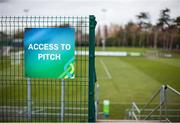 15 March 2019; A detailed view of the Belfield Bowl prior to the SSE Airtricity League Premier Division match between UCD and Finn Harps at the Belfield Bowl in Dublin. Photo by Ben McShane/Sportsfile
