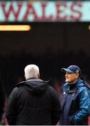 16 March 2019; Ireland head coach Joe Schmidt prior to the Guinness Six Nations Rugby Championship match between Wales and Ireland at the Principality Stadium in Cardiff, Wales. Photo by Brendan Moran/Sportsfile