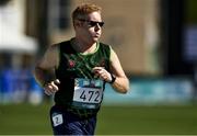 18 March 2019; Team Ireland's Alan Power, a member of the South Dublin Special Olympics Sports Club, from Wood Town, Knocklyon, Co. Dublin, on his way to winning a Bronze medal, in the 5,000m race, on Day Four of the 2019 Special Olympics World Games in the Dubai Police Officer's Club Stadium, Dubai, United Arab Emirates.  Photo by Ray McManus/Sportsfile