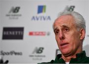 18 March 2019; Republic of Ireland manager Mick McCarthy speaking during a press conference at the FAI National Training Centre in Abbotstown, Dublin. Photo by Seb Daly/Sportsfile