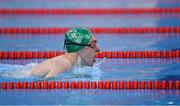 18 March 2019; Team Ireland's Jack McFadden, a member of the Phoenix Flyers SO Club,from Dublin 15, Co. Dublin, on his way to winning a Gold Medal in the 200m breaststroke, in a time of 3:06.15, at the Hamdan Sports Complex on Day Four of the 2019 Special Olympics World Games in the Abu Dhabi National Exhibition Centre, Abu Dhabi, United Arab Emirates. Photo by Ray McManus/Sportsfile