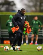 18 March 2019; Assistant coach Terry Connor during a Republic of Ireland training session at the FAI National Training Centre in Abbotstown, Dublin. Photo by Seb Daly/Sportsfile