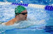 18 March 2019; Team Ireland's Peadar Connolly, a member of Newry City SOC, from Newry, Co. Down, competing in the 200m breaststroke at the Hamdan Sports Complex on Day Four of the 2019 Special Olympics World Games in the Abu Dhabi National Exhibition Centre, Abu Dhabi, United Arab Emirates. Photo by Ray McManus/Sportsfile