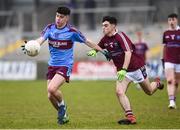 19 March 2019; Daire MacBrien of St Michael's Enniskillen in action against Tom Donaghy of Omagh CBS during the Danske Bank MacRory Cup Final match between St Michael's Enniskillen and Omagh CBS at the Athletic Grounds in Armagh. Photo by Oliver McVeigh/Sportsfile