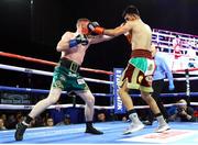 17 March 2019; Paddy Barnes, left, in action against Oscar Mojica during their bantamweight bout at the Madison Square Garden Theater in New York, USA. Photo by Mikey Williams/Top Rank/Sportsfile